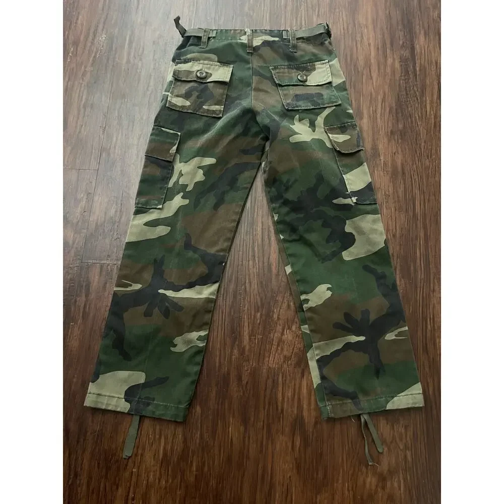 Kids camo cargo jeans